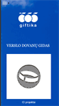 Mobile Screenshot of giftika.lt